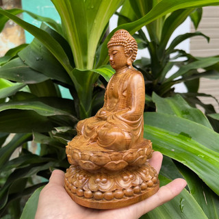 Tượng phật a di đà gỗ bách thơm
