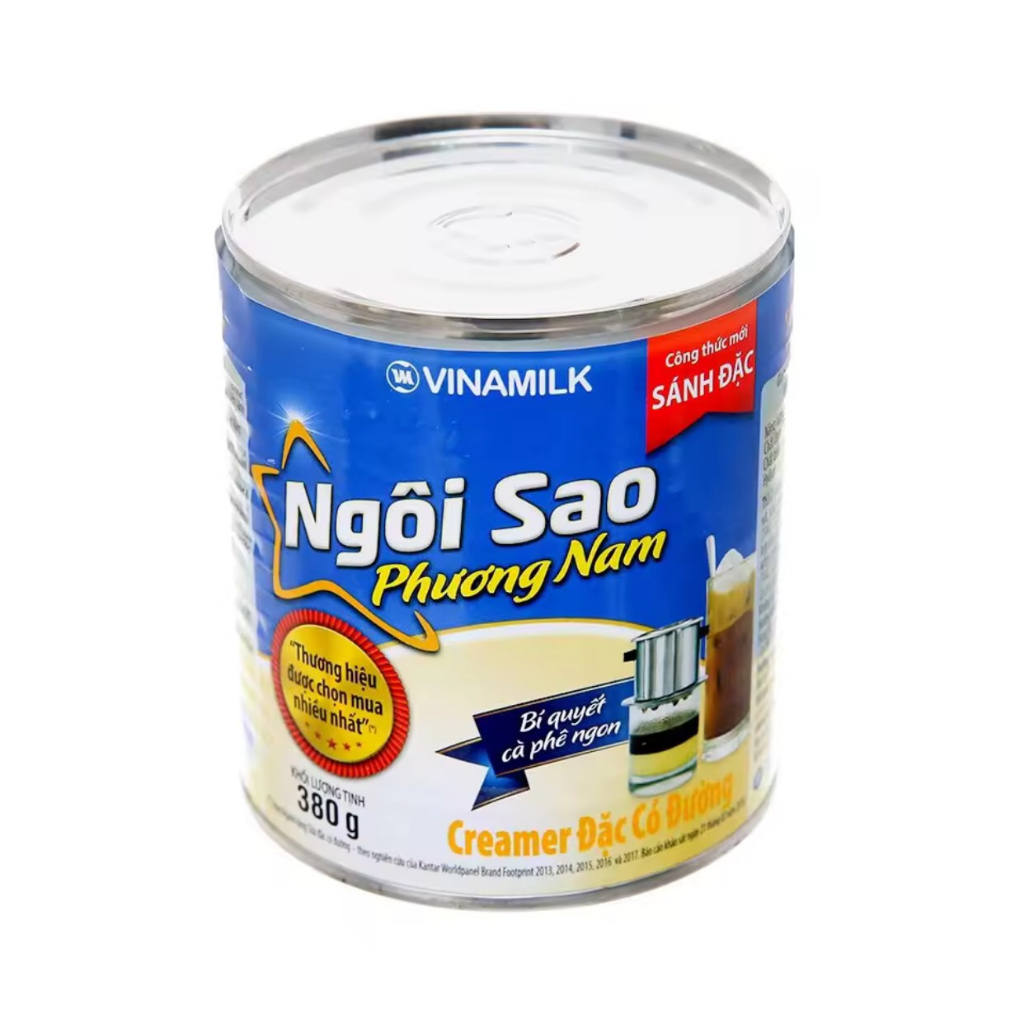 Sữa đặc ngôi sao Phương Nam lon xanh dương lon 380g