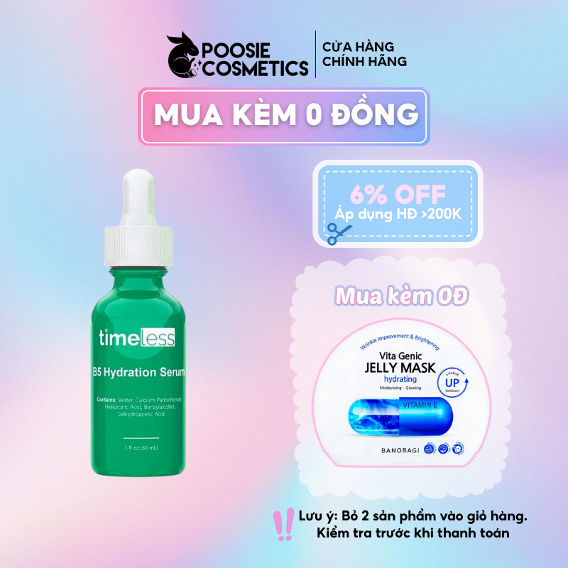 Tinh Chất Dưỡng Phục Hồi Da Timeless B5 Hydration Serum 30ml