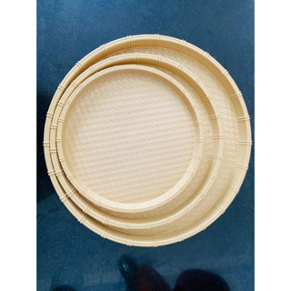 [GIÁ SỐC] Mẹt bún nhựa SONG LONG giả mây tre đan Đủ Size 28-34-42-52cm, Đĩa mẹt tròn đựng bún đậu,đồ ăn vặt,mẹt gà,.....