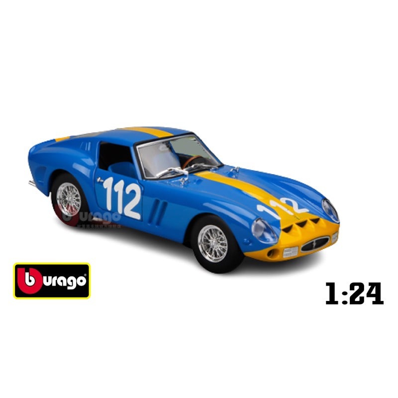 Mô hình xe ô tô Ferrari 250 GTO 1962 race tỉ lệ 1:24 BBugaro OT117