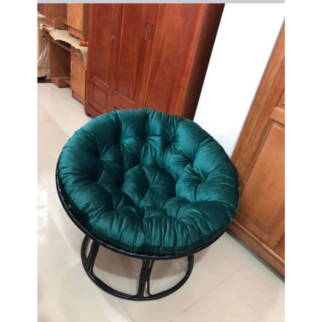 Nệm nghế pazapan,nghế mây,sích đu mẫu tròn chất liệuPolyester và bông