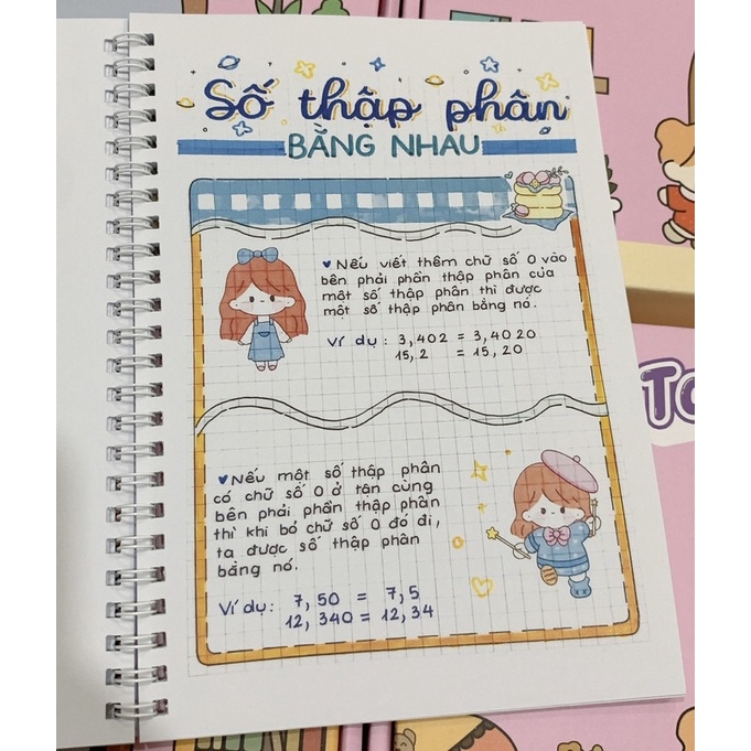 Sổ tay takenote toán 5 tặng kèm bộ quà 29K