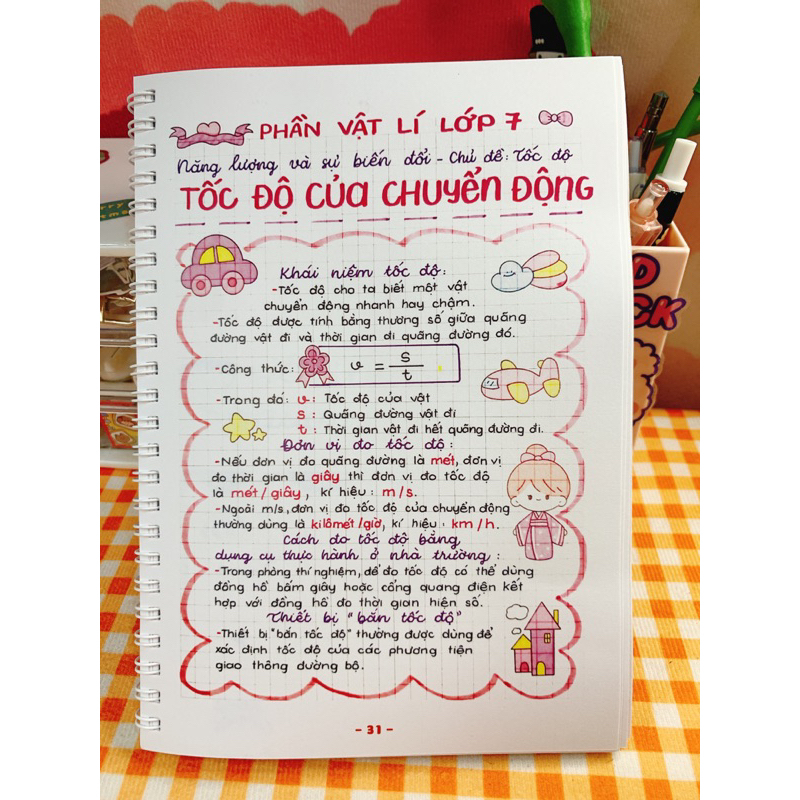 Sổ tay KHOA HỌC TỰ NHIÊN 6-8