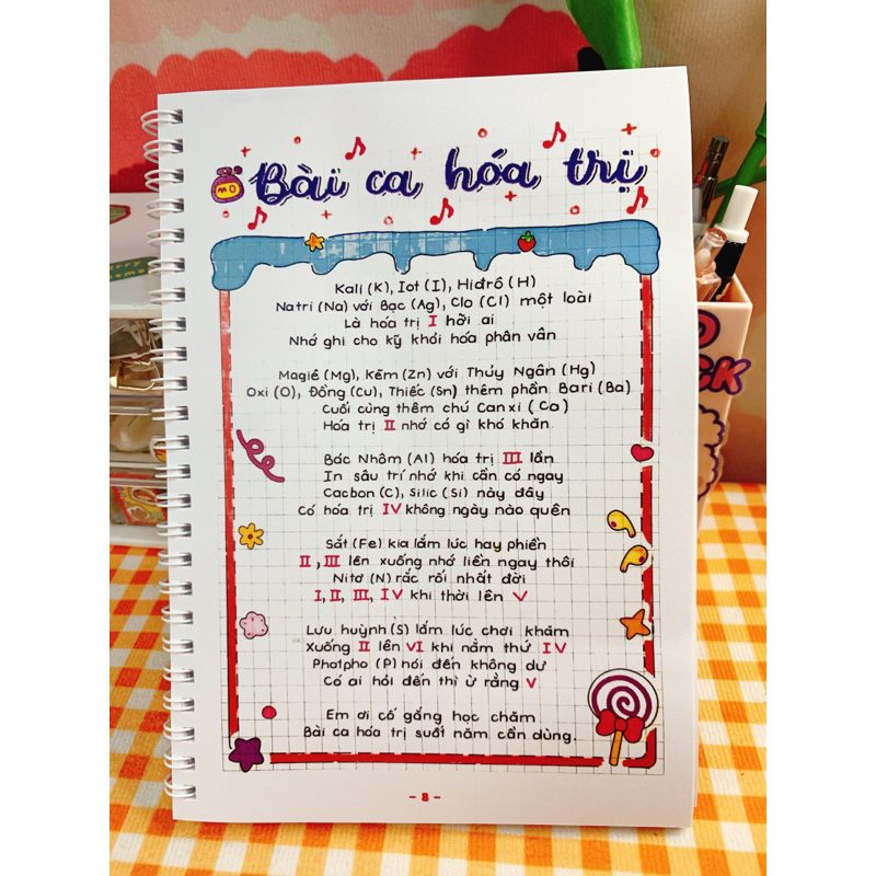 Sổ tay KHOA HỌC TỰ NHIÊN 6-8