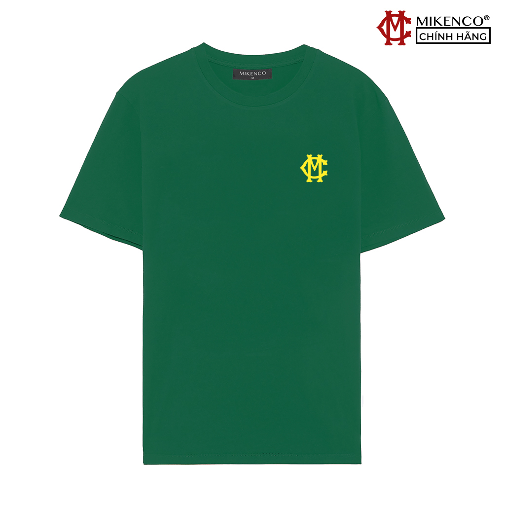 Áo phông nam MIKENCO Interlocking tshirt green