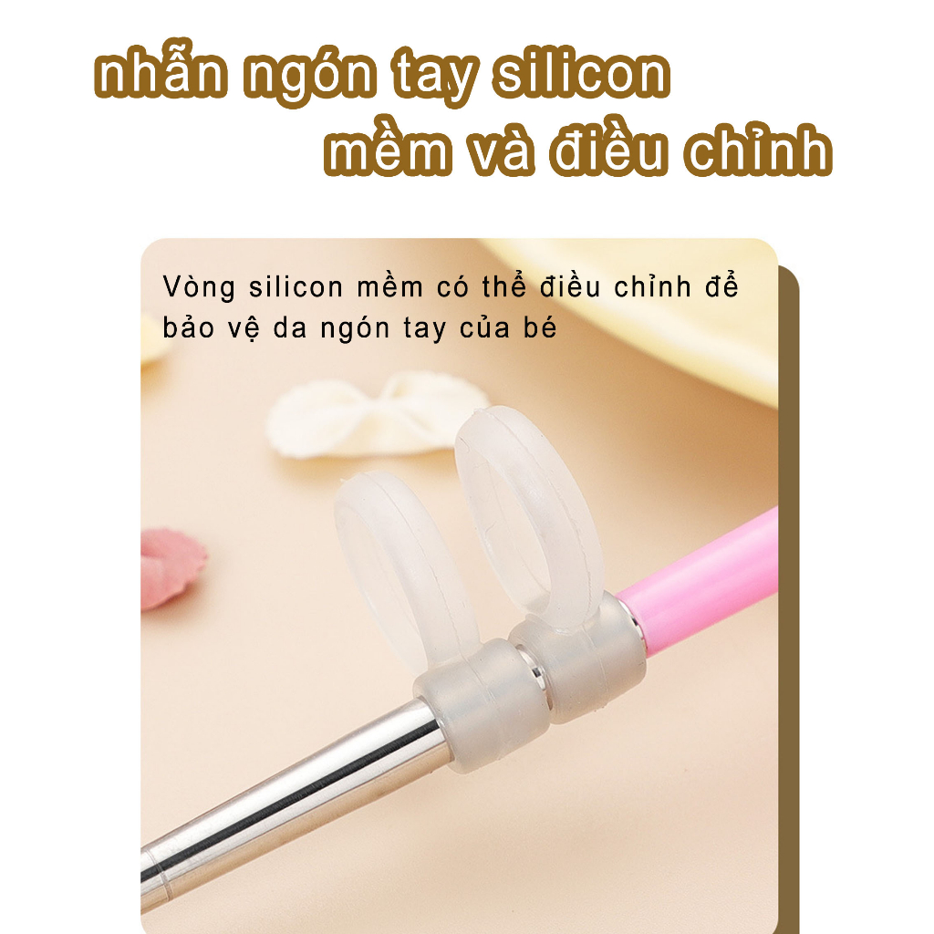 Đũa trẻ em dễ thương bằng thép không gỉ Đũa tập cho bé