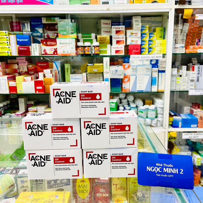 ✅ [Chính Hãng] Xà bông Acne-Aid Bar an toàn sạch sâu giảm thâm mụn giảm mụn body 100gr