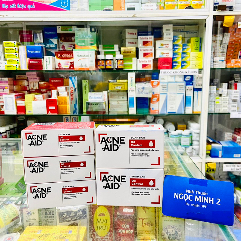 ✅ [Chính Hãng] Xà bông Acne-Aid Bar an toàn sạch sâu giảm thâm mụn giảm mụn body 100gr