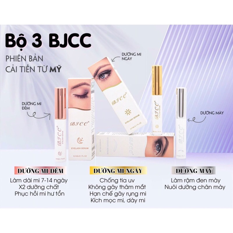 Dưỡng mi BJCC - Mi dài và dày nhanh chóng chỉ sau 7 - 10 ngày