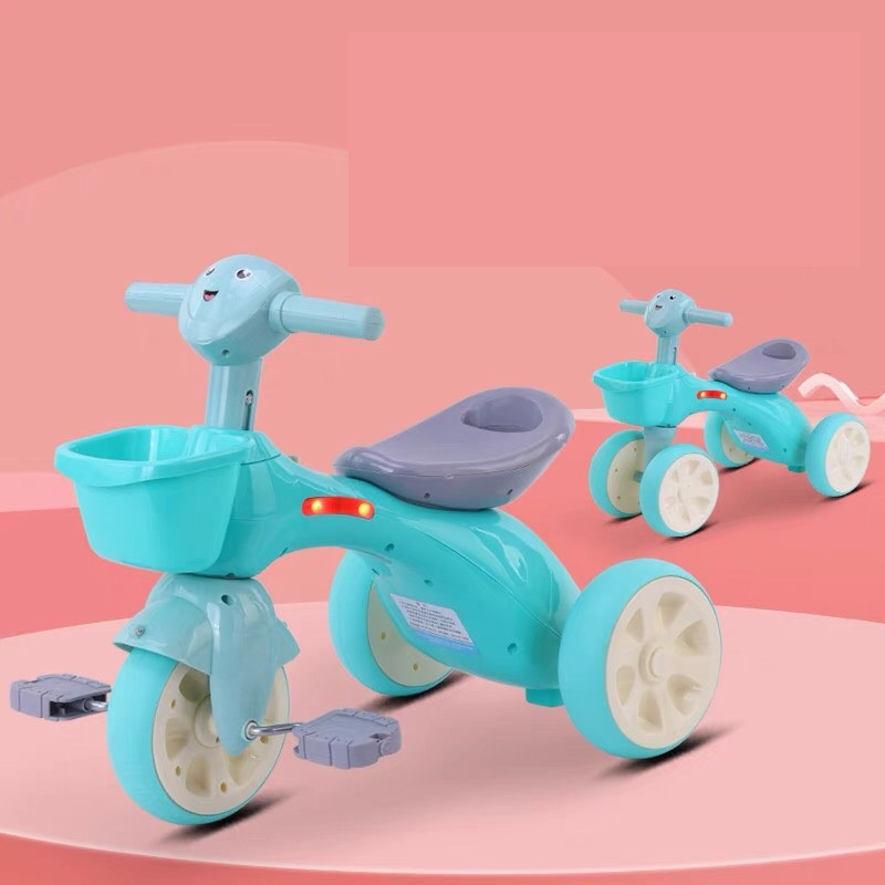 🍓 Xe 3 bánh có nhạc có đèn cho bé nhựa xịn