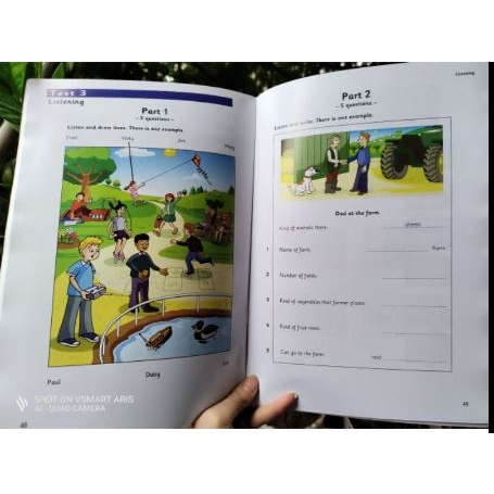 Cambridge English Movers 1,2,3 - bản khổ a4