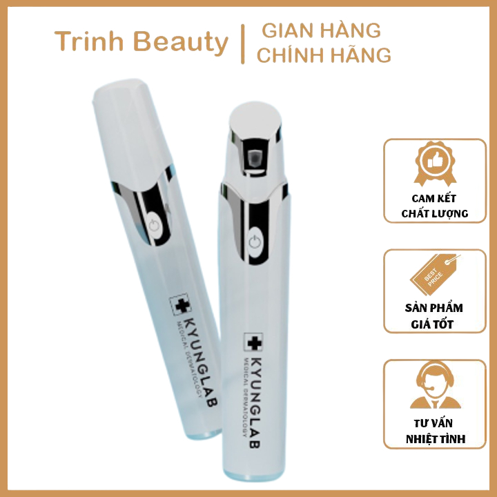Máy Massage Điện Di Tinh Chất Mắt, Môi Giúp Nâng Cơ, Trẻ Hóa, Làm Mờ Rãnh Nhăn Hàn Quốc KYUNGLAB Eye & Lip Massage Wand