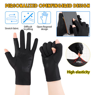 (1 Đôi )Găng Tay Lái Xe /Găng tay chống nắng đi xe máy hở 2 ngón/Bao tay xe máy Thoáng Khí Thời Trang Mùa Hè Cho Nam Nữ
