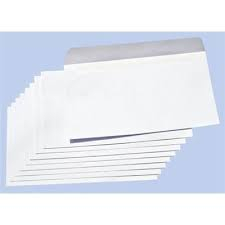 Bao thư trắng 12 x 22 cm có keo