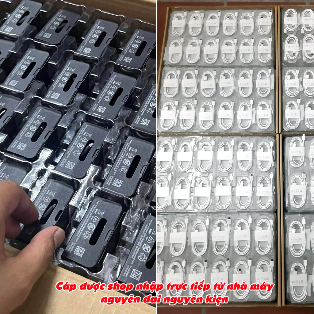[Chính Hãng-Ảnh Thật] Cáp Samsung C-C Sạc Nhanh 25W 3A ZIN Chính Hãng 2 đầu Type-C