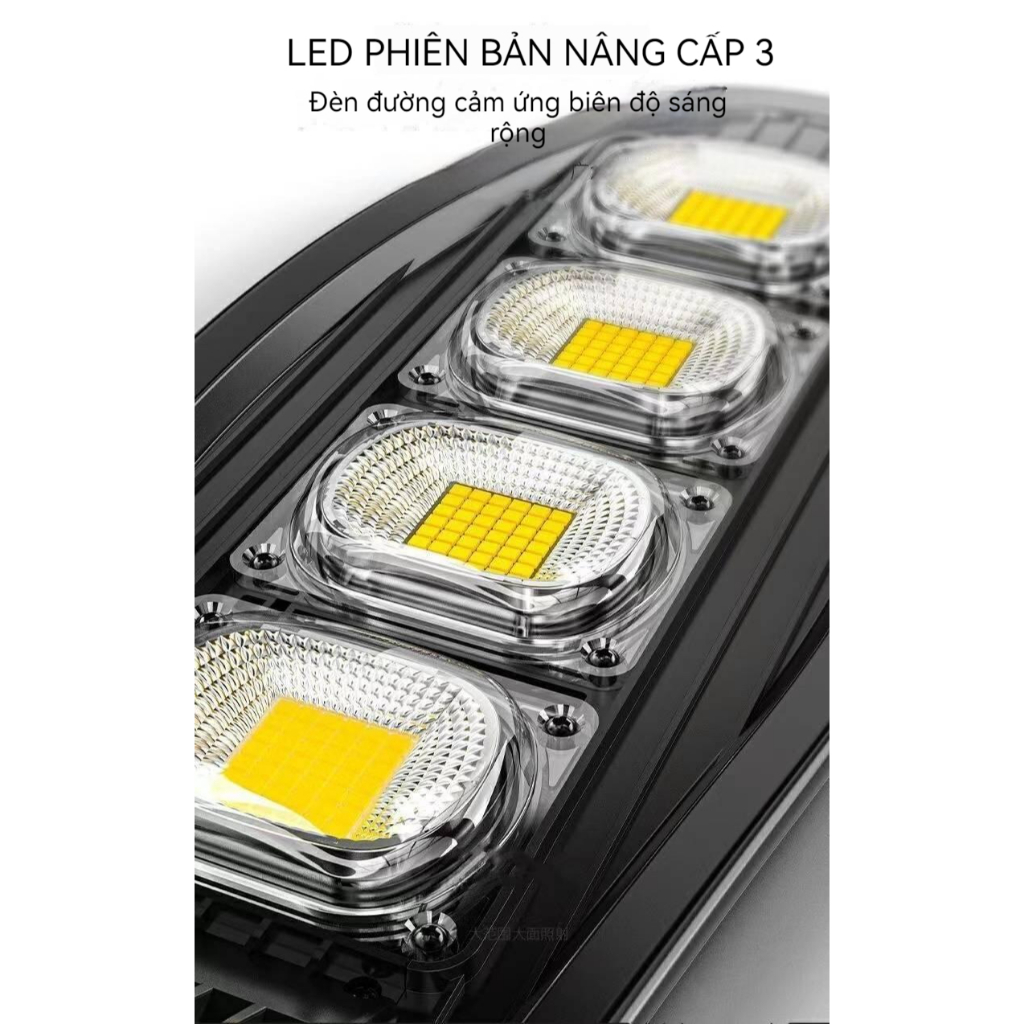 Đèn đường năng lượng mặt trời, đèn cảm biến cơ thể người 60w-80w kèm điều khiển từ xa siêu sáng tiết kiệm điện năng | BigBuy360 - bigbuy360.vn