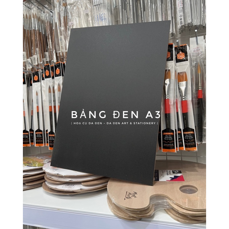 [DA ĐEN] Bảng Đen A3 Dùng Kê Giấy Vẽ