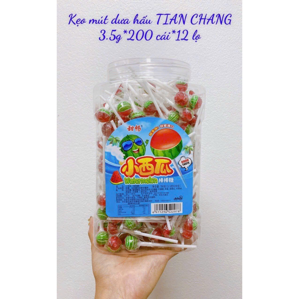 1 Hộp 200 Cái Kẹo Mút Nhí Cầu Vồng, Siêu Nhân, Hình Mắt, Mix Vị Hoa Quả