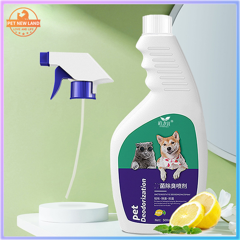 Chai xịt khử mùi cho thú cưng 500ML, Xịt Enzyme Sinh Học khử mùi cho chó mèo,  thú cưng