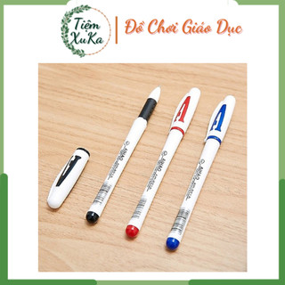 Bút chữ a cốc ah - 801 a, đủ màu xanh đỏ đen