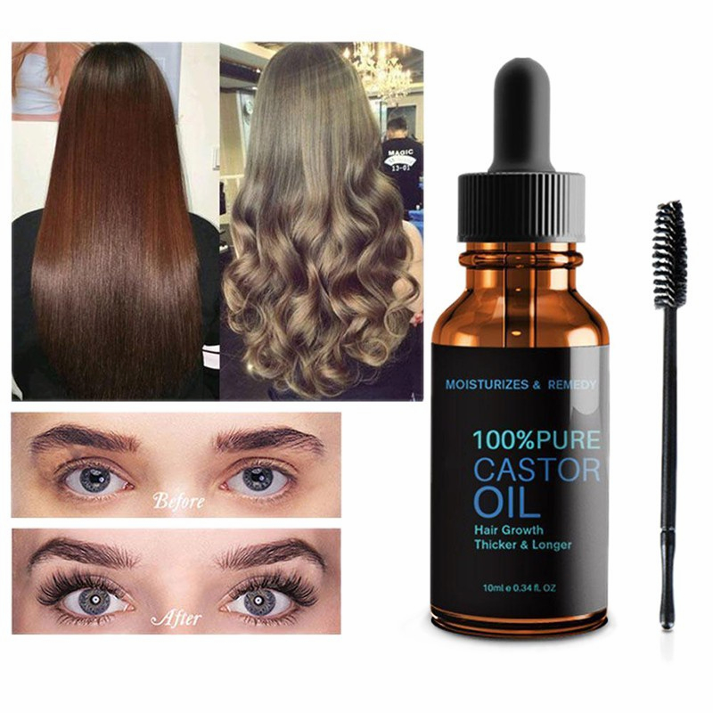 Tinh Chất Mọc Mi 10ML Kích Thích Mọc Lông Mi Làm Dày Lông Mi Nhanh Tự Nhiên Nuôi Dưỡng Mi Dài Và Cong