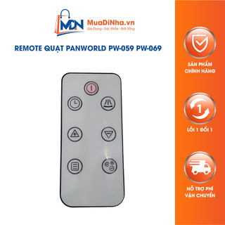 Remote quạt tháp không cánh panworld pw-059h pw-069h thương hiệu thái lan