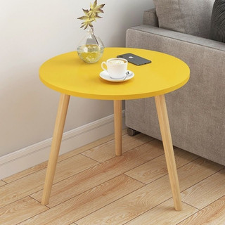 Bàn trà sofa cafe bàn ăn 3 chân gỗ decor phòng thông minh kiểu Hàn thương hiệu IGA- BT50M