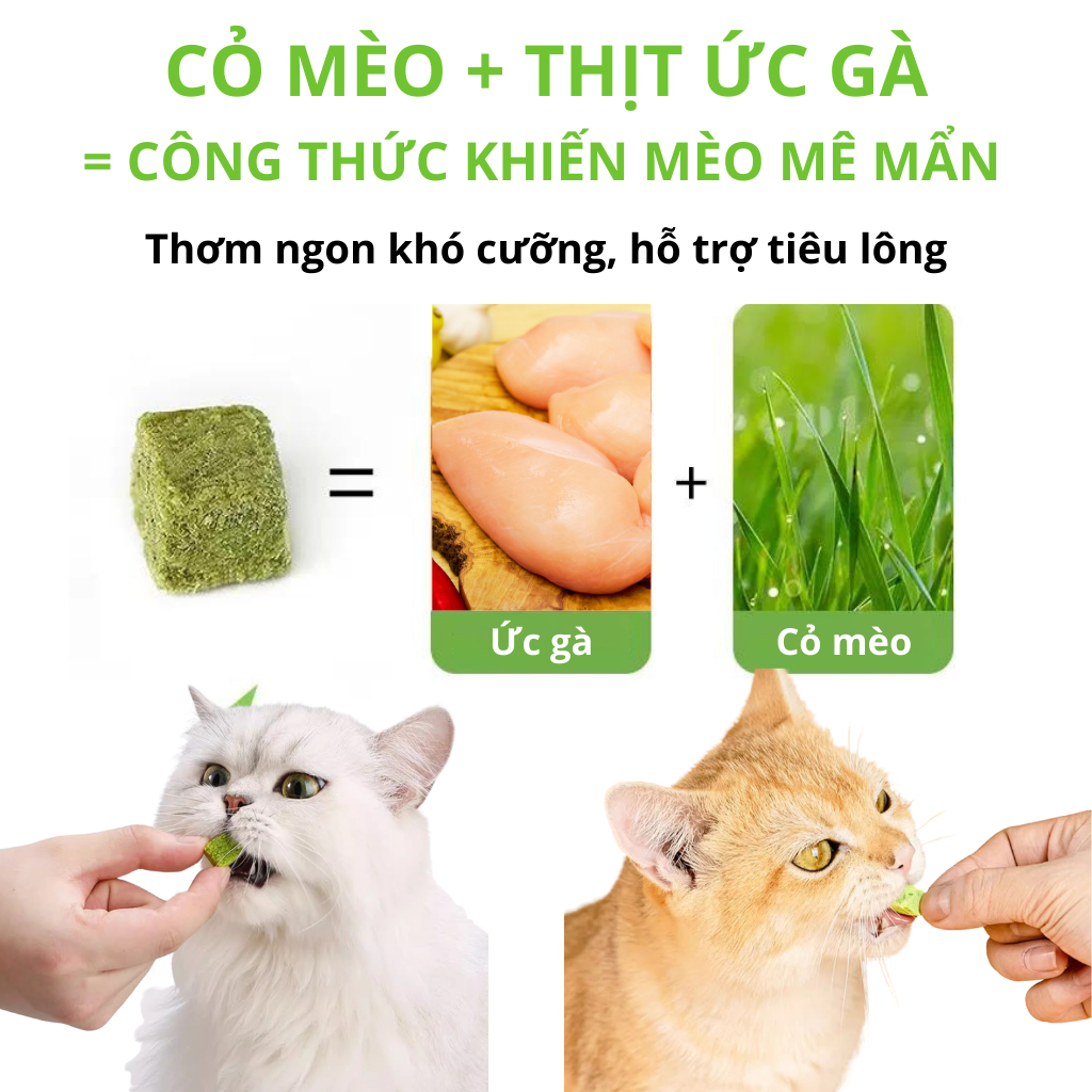 Thức ăn cho chó mèo, Thức ăn đông khô cho thú cưng PetQ, Snack Ức gà, Cỏ mèo, Lòng đỏ trứng, Dễ ăn giàu dinh dưỡng, 130g