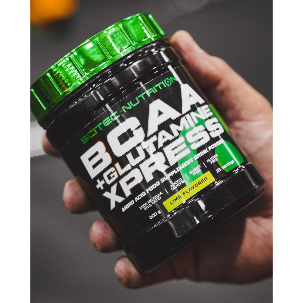 BCAA BCAA Glutamine Xpress SCITEC NUTRITION Phục Hồi Cơ Bắp Chống Dị Hoá Cơ Hũ 300 G - Chính Hãng