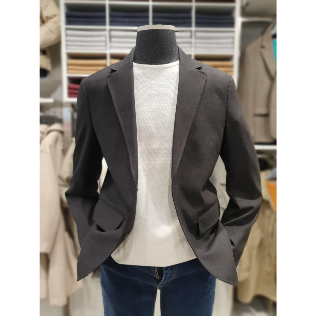 Blazer vest nam ANDZ Chất liệu  #wool_blend  | co giãn nhẹ + chống nhăn tốt.