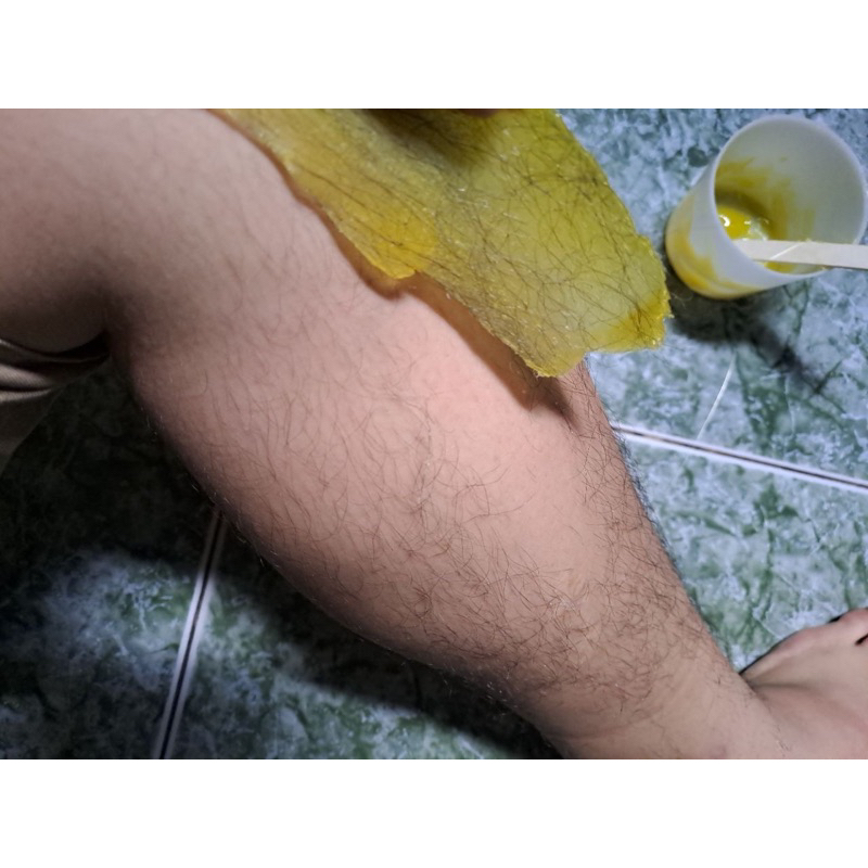 Sáp wax lông nóng dạng hạt hủ 400g Chính Hãng Tặng que gỗ wax lông