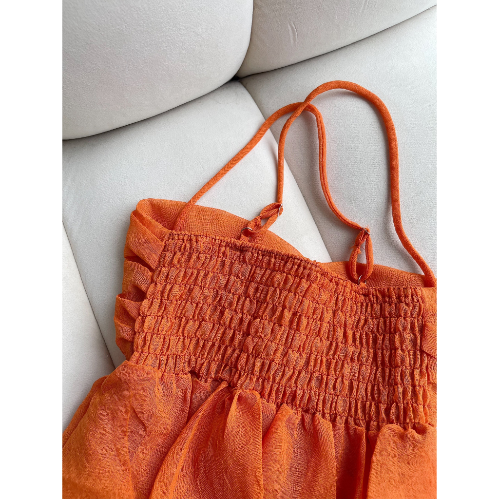 Áo kiểu 2 dây lưng chun - Mini top