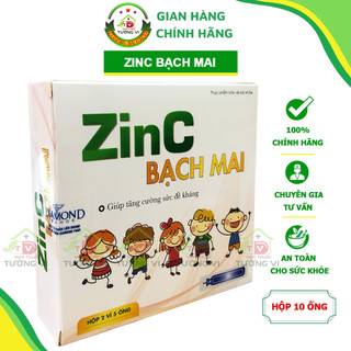 ZinC Bạch Mai – Bổ sung vitamin C và kẽm, giúp tăng sức đề kháng cho trẻ, giảm ốm vặt