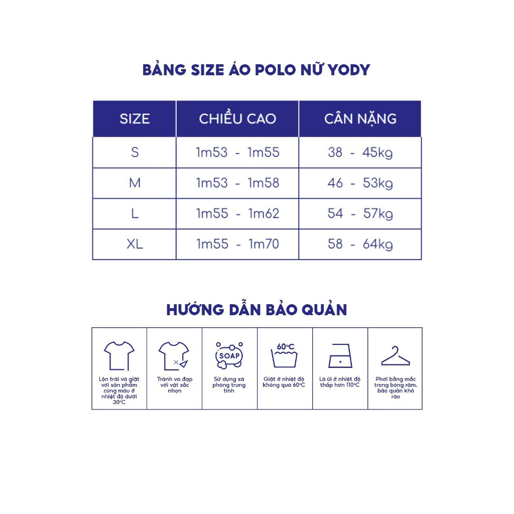 Áo Polo Nữ YODY vải cotton cafe in hình gấu APN5326