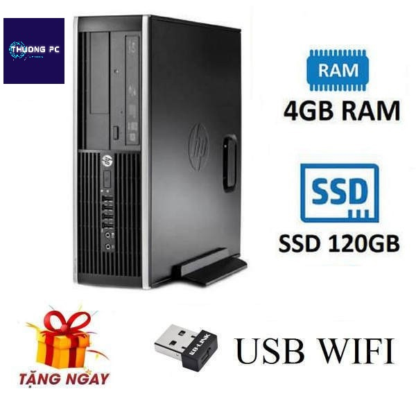 Máy tính Đồng Bộ HP 8100 Core i7. core I5 .core I3 , Ram 4GB , SSD 120GB. Tặng kèm usb wifi + Bàn di chuột