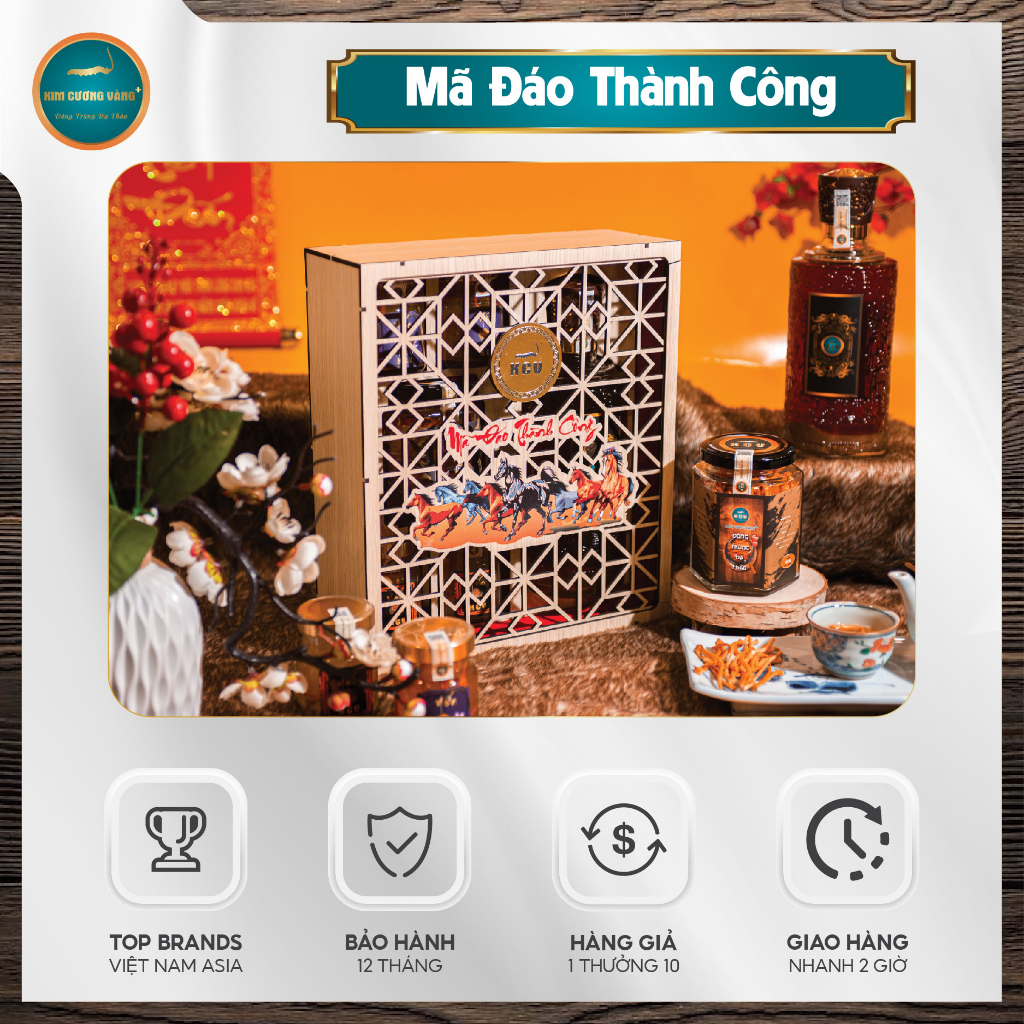 Quà Tặng Sức Khỏe Kim Cương Vàng