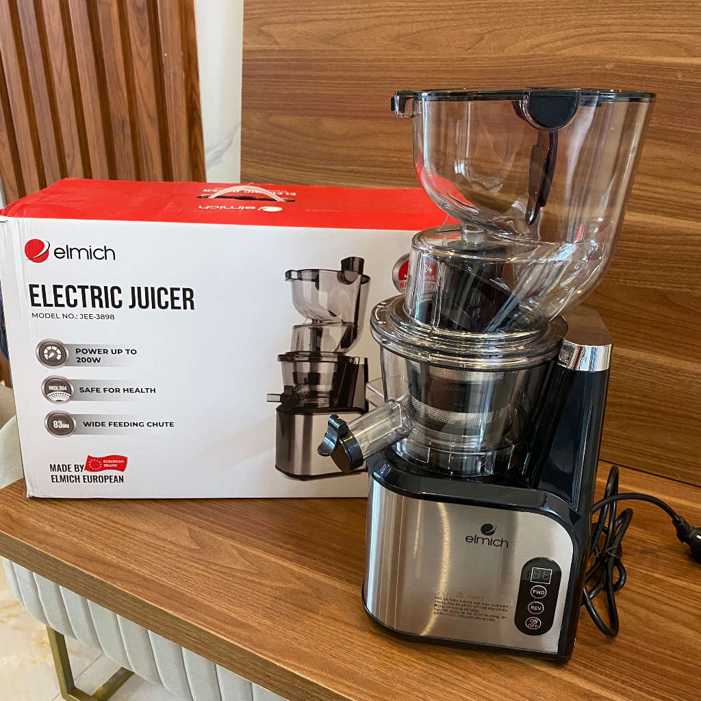 Máy Ép Chậm Elmich JEE-3898 200W