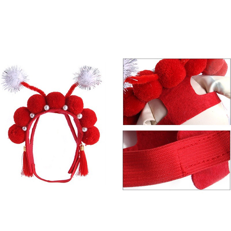 MŨ HÁT KỊCH PEKING OPERA PHONG CÁCH TRUNG HOA CHO THÚ CƯNG CHÓ MÈO