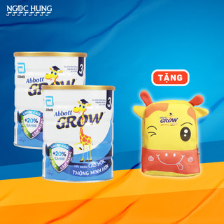 2 lon abbott grow 3 900g tặng 1 balo abbott grow