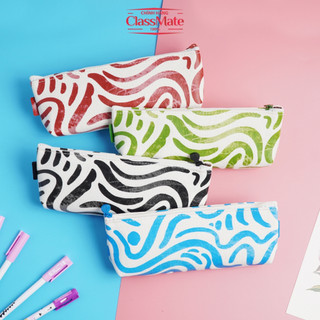 Túi đựng bút dẹt học sinh messy classmate chất liệu canvas bền đẹp, đường may chuẩn chỉnh họa tiết, độc đáo pp07-me