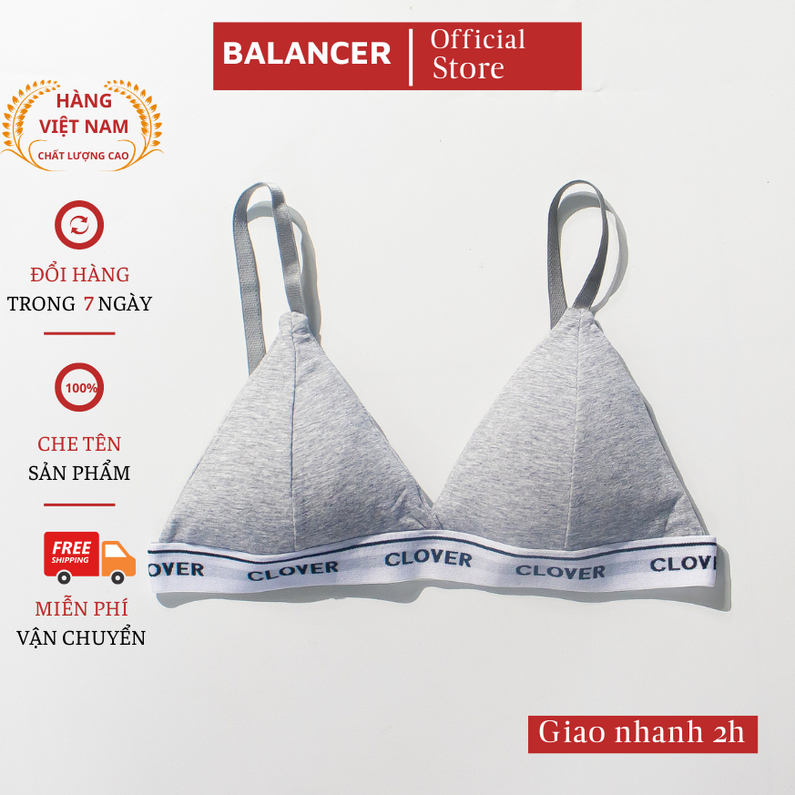 Áo Bra 2 Dây Mút Mỏng Không Gọng CLOVER Cài Sau Lên Form Ngực Xinh Mặc Thoải Mái BALANCER 3019