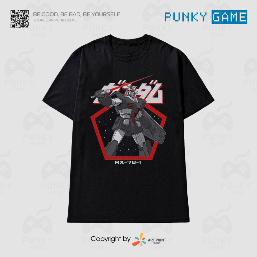 Áo thun Gundam Collections  ngắn tay