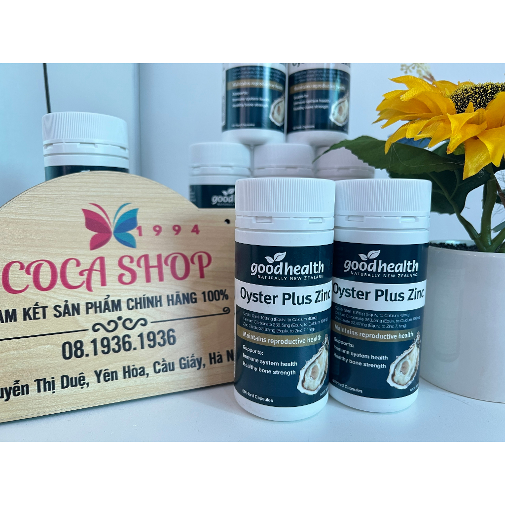 Tinh chất hàu biển Good Healthy Oyster Plus hỗ trợ sinh lý nam giới - Chính hãng hộp 60v