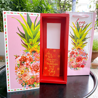 Set 5 Hộp Đựng Bánh Dứa,Cookie,đựng Yến sào (sỉ giá tốt)