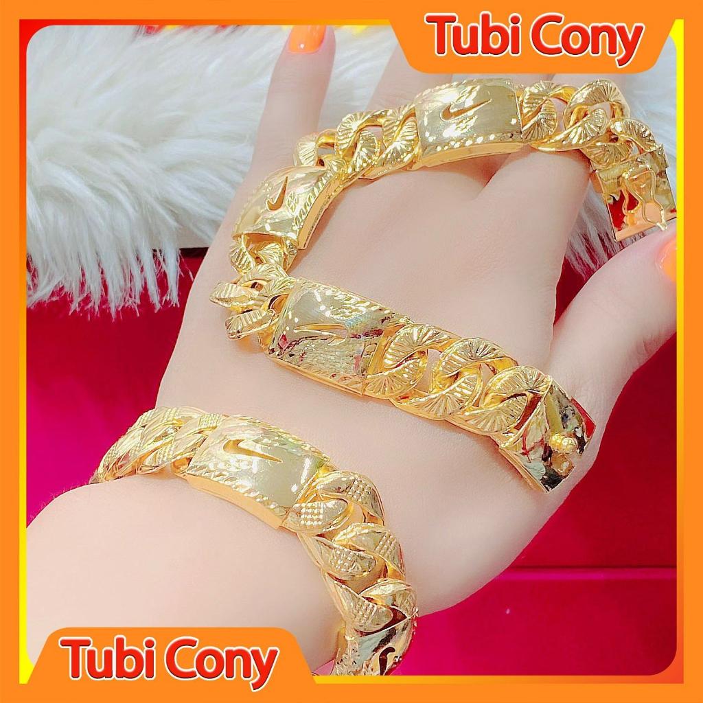 Lắc Tay Nam Tubi Cony Kiểu Dáng Mắt Xích L04-160523
