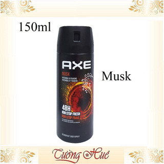 Xịt Ngăn Mùi Dành Cho Nam AXE MUSK Bodyspray All Day Fresh - 150ml.