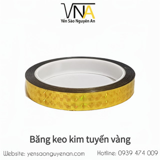 Combo 5 cuồn băng keo kim tuyến dán hộp