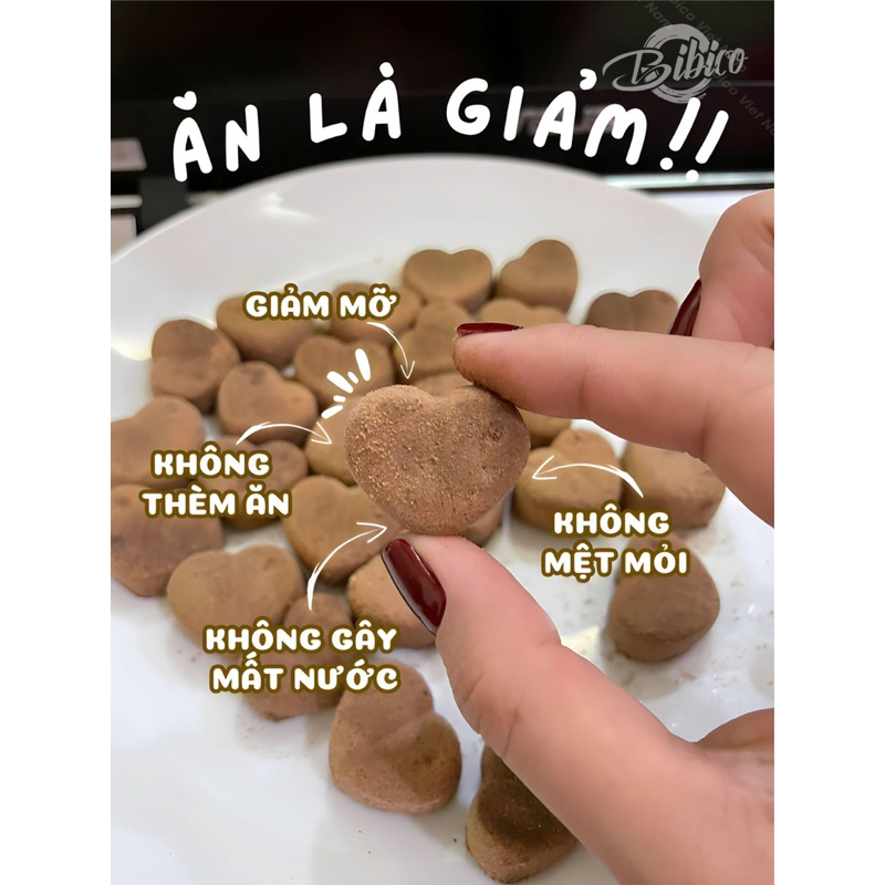 Socola Giảm Cân Đan Mạch Hồng Chokolade Dfemark  40 viên