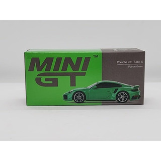 Xe Mô Hình Porsche 911 Turbo S Python Green LHD 1:64 ( Xanh Lá )